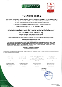 TS EN ISO 3834-2:2021